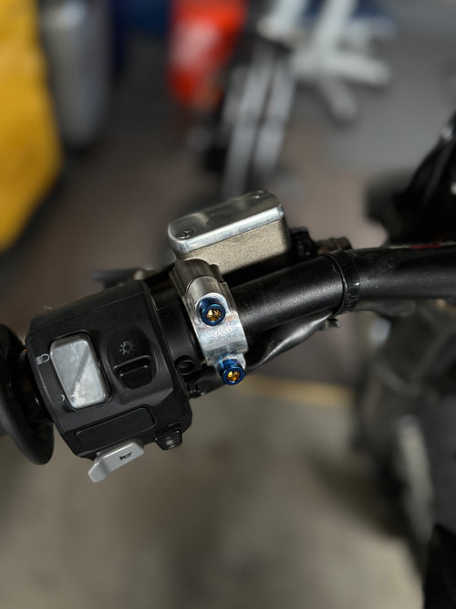 All Emoto brake lever mount titanium